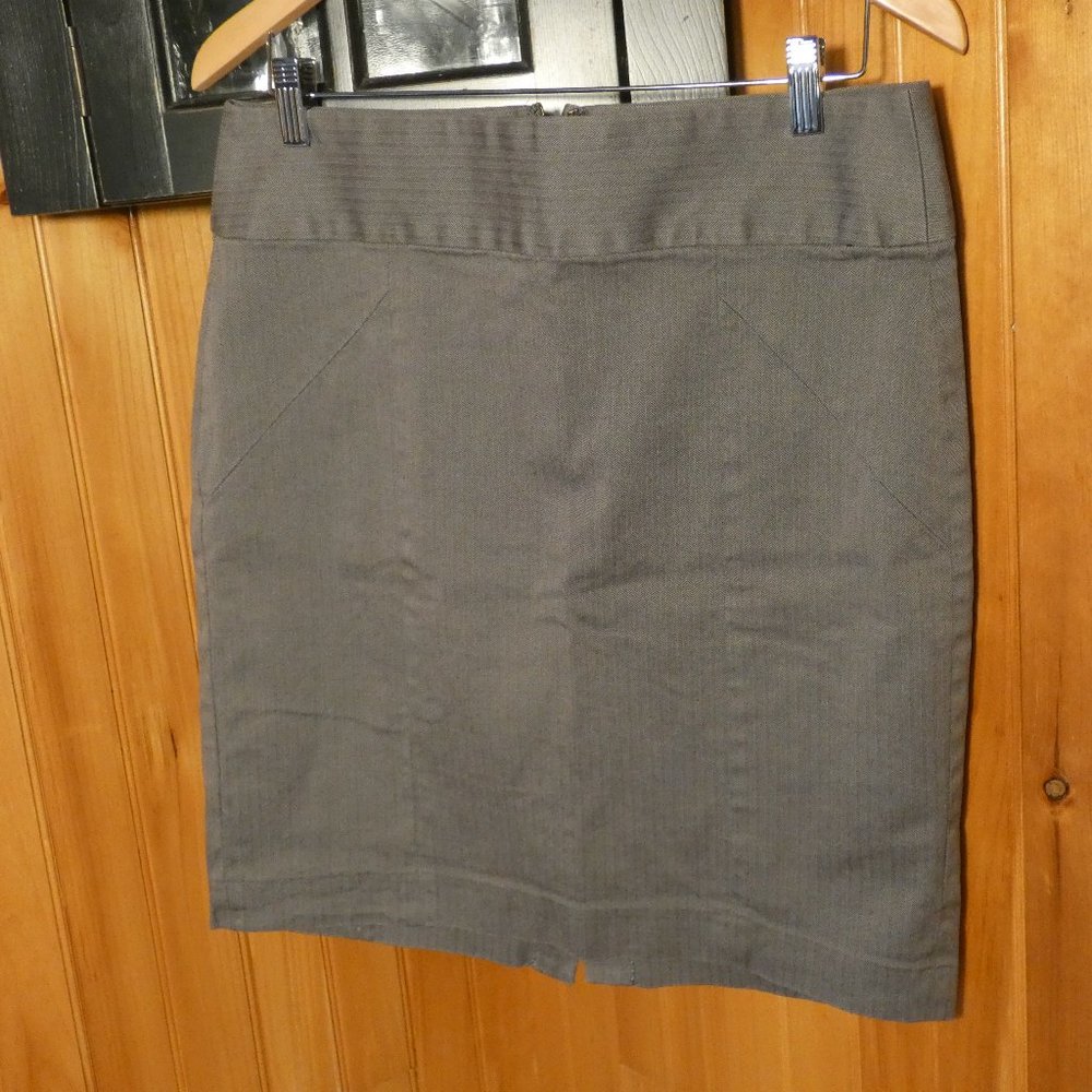Banana Republic Gray Knee Length Skirt Size 10